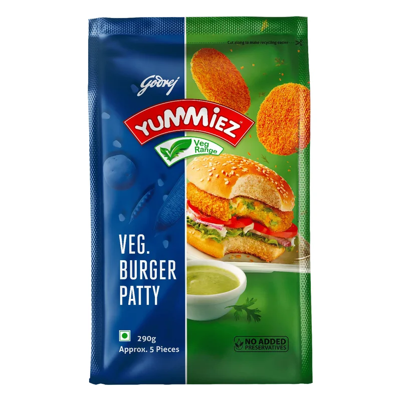 Godrej Yummiez Veg Burger Patty