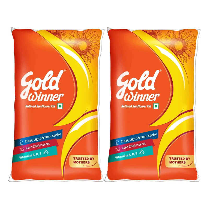 Gold Winner Refined Sunflower Oil Pouch