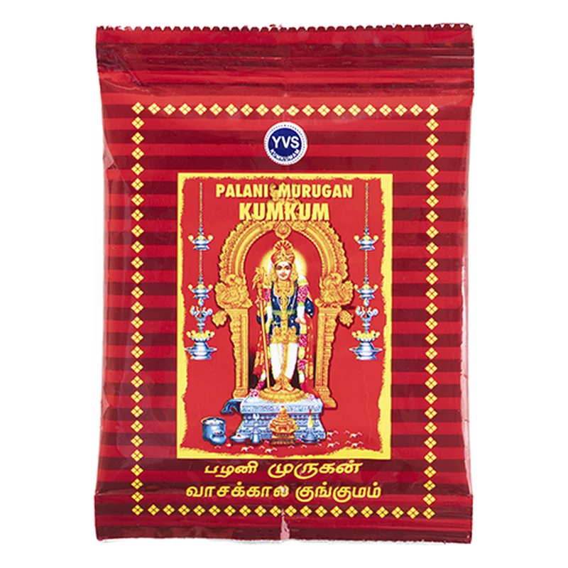 Gopuram Palani Murugan Kumkum Red
