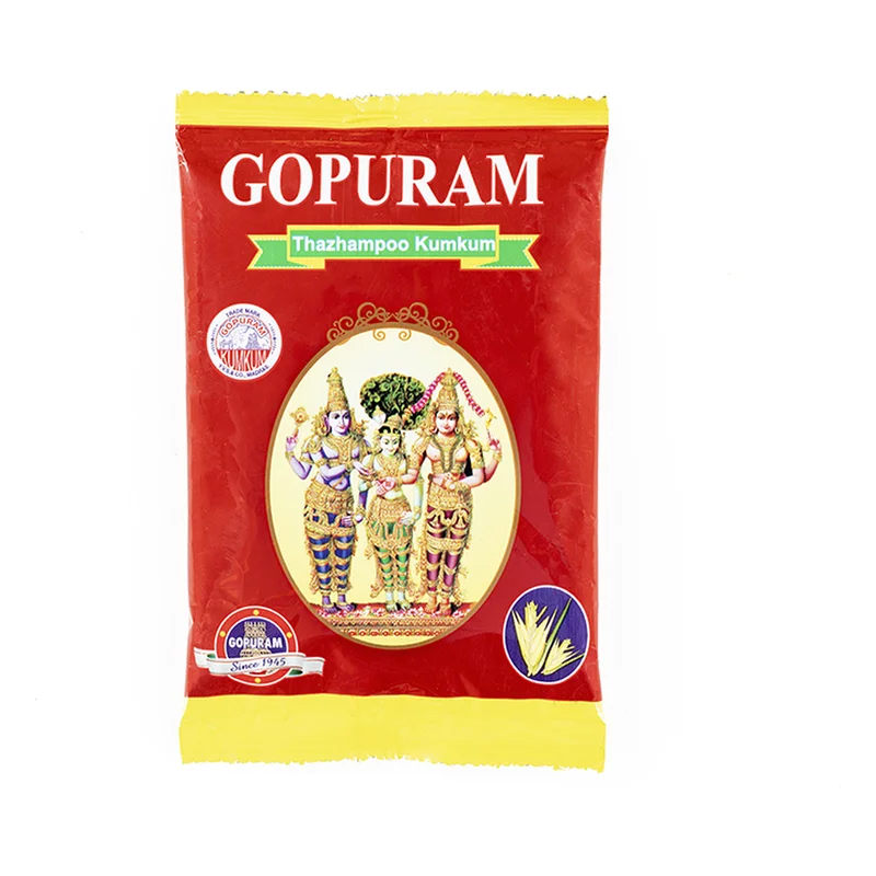 Gopuram Thazhamboo Dark Red Kumkum