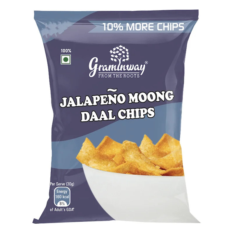 Graminway Jalapeno Moong Daal Chips