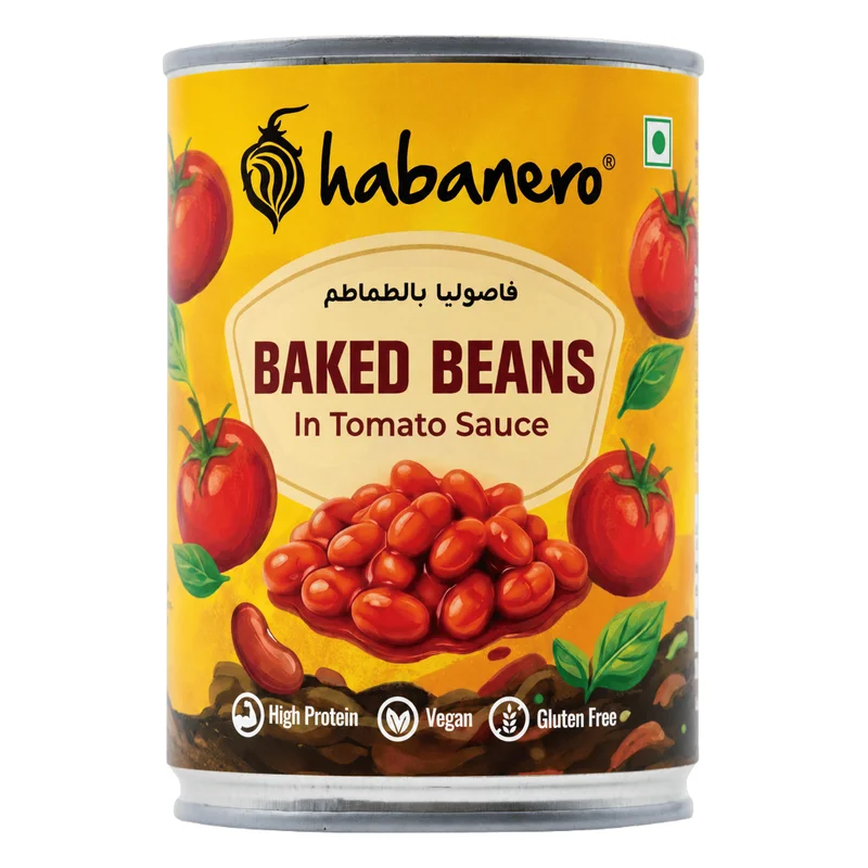Habanero Baked Beans in Tomato Sauce