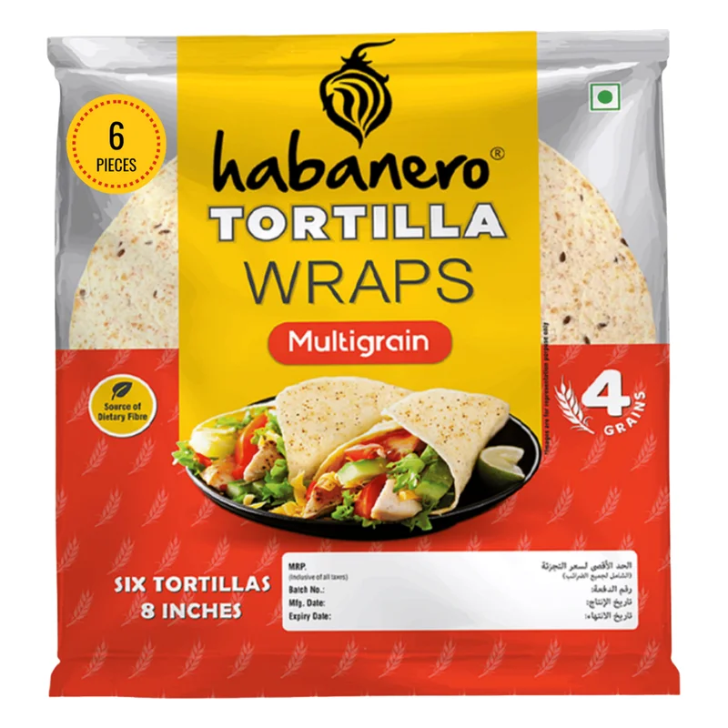 Habanero Multigrain Tortilla Wraps