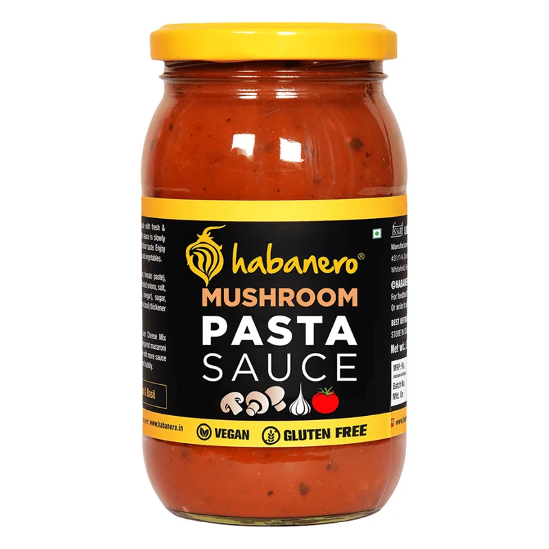 Habanero Mushroom Pasta Sauce