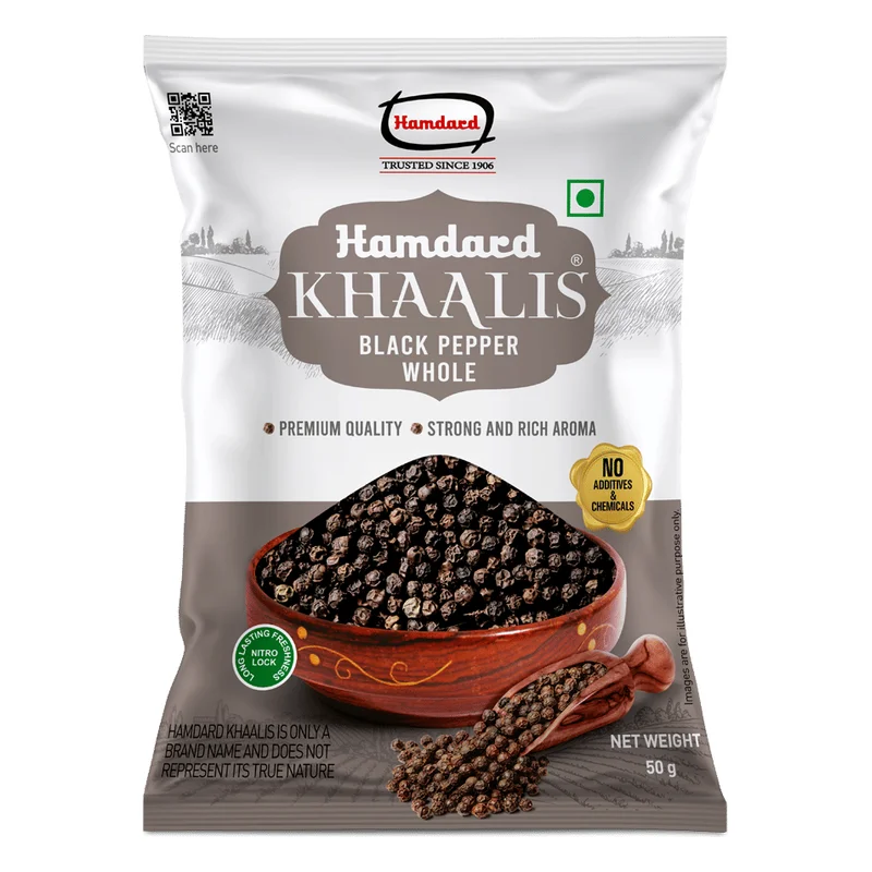 Hamdard Khaalis Black Pepper Whole