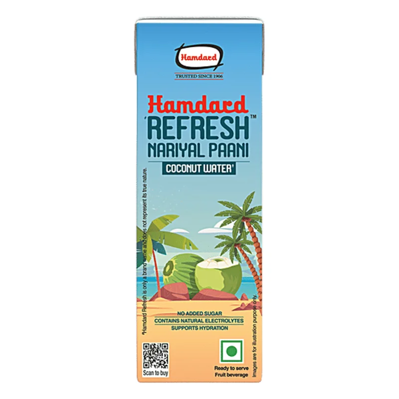 Hamdard Refresh Nariyal Paani Coconut Water Drink