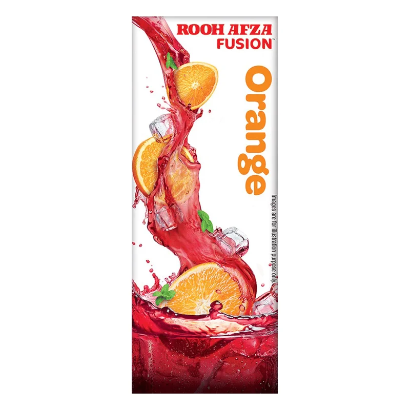Hamdard Rooh Afza Fusion Orange Drink