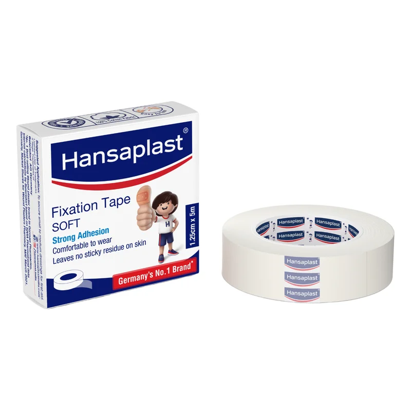 Hansaplast Soft Fixation Tape 1.25 cm x 5 m