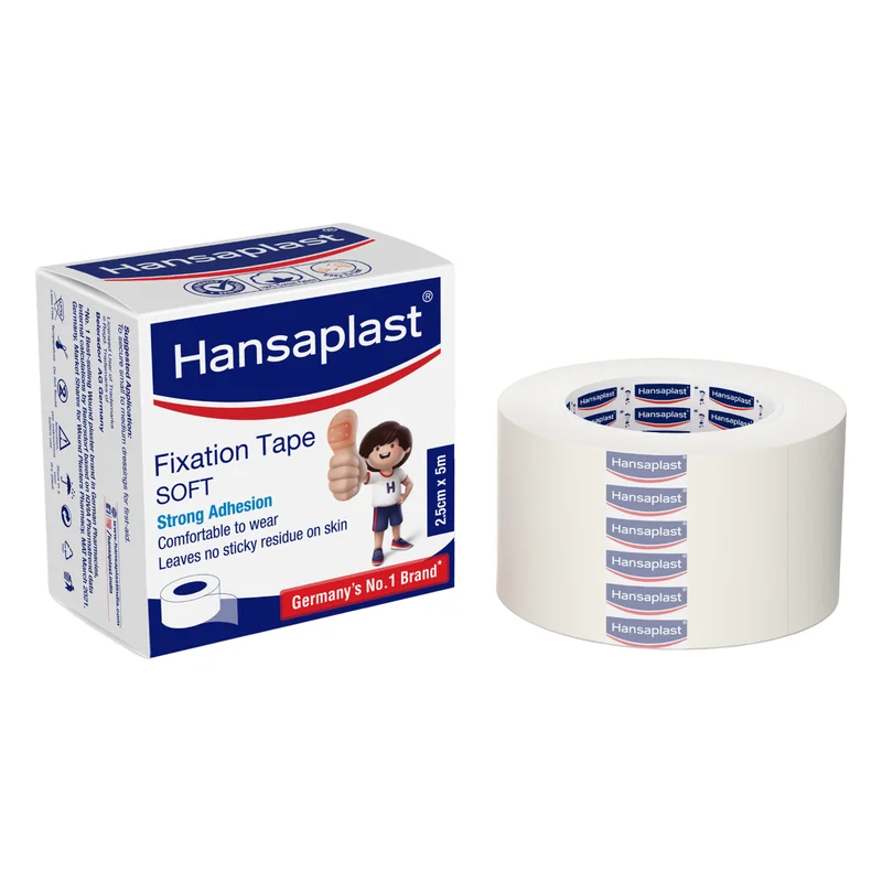 Hansaplast Soft Fixation Tape 2.5 cm x 5 m