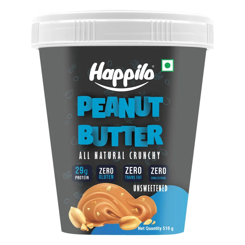 Happilo All Natural Peanut Butter Crunchy