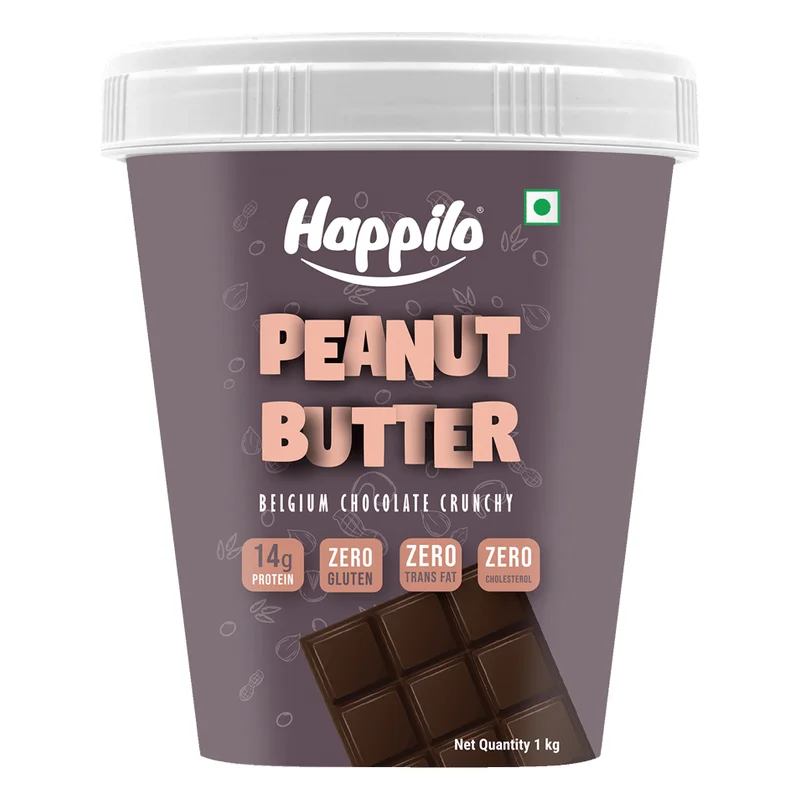 Happilo Belgium Chocolate Peanut Butter Crunchy
