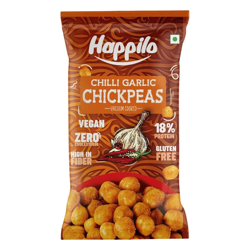 Happilo Chilli Garlic Chickpeas