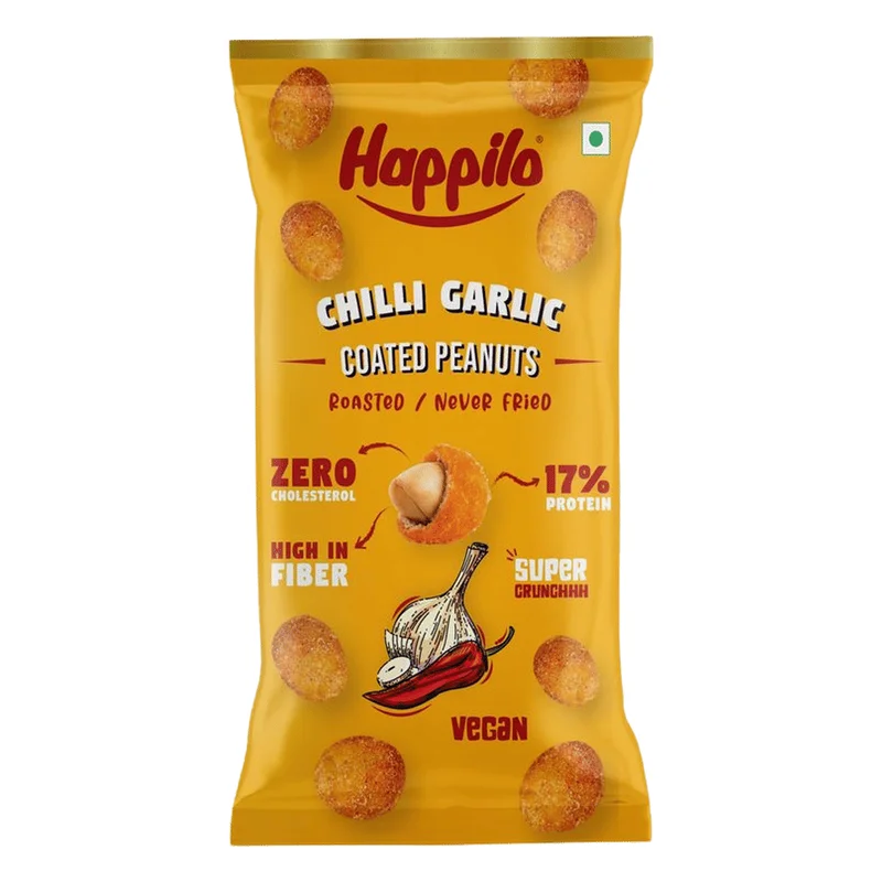 Happilo Chilli Garlic Coated Peanuts