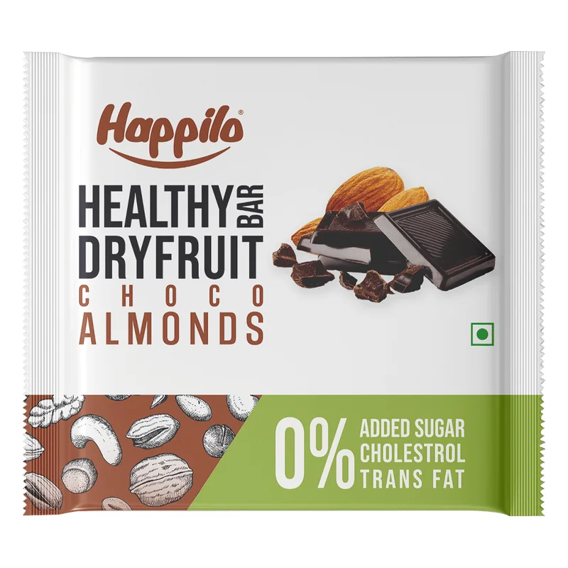 Happilo Choco Almond Healthy Dry Fruit Bar