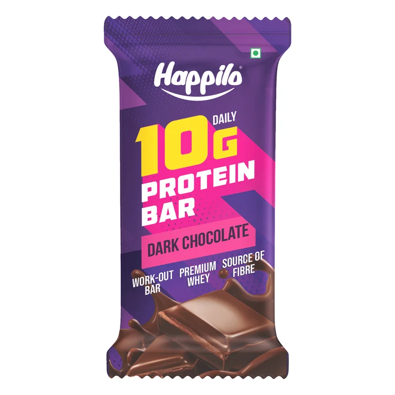 Happilo Daily 10g Dark Chocolate Protein Bar