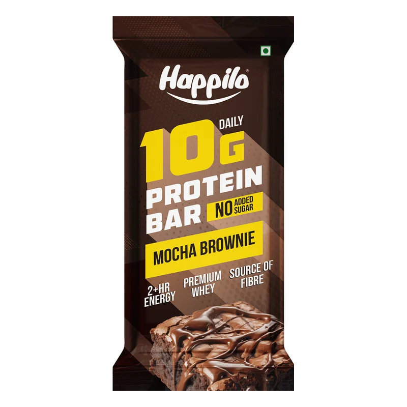 Happilo Daily 10g Mocha Brownie Protein Bar
