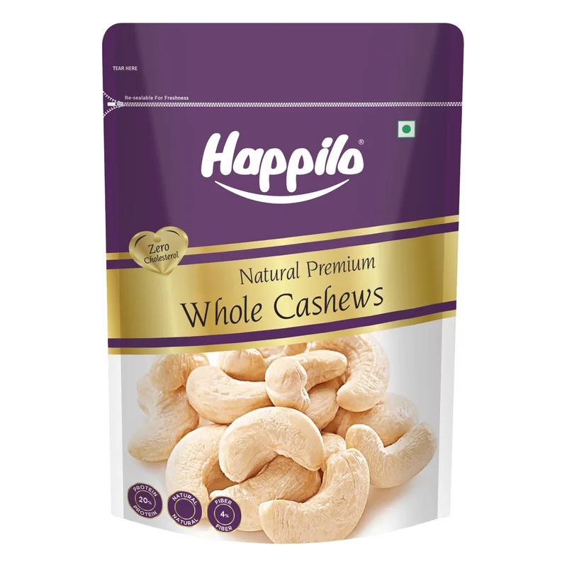 Happilo Natural Premium Whole Cashews Value Pack