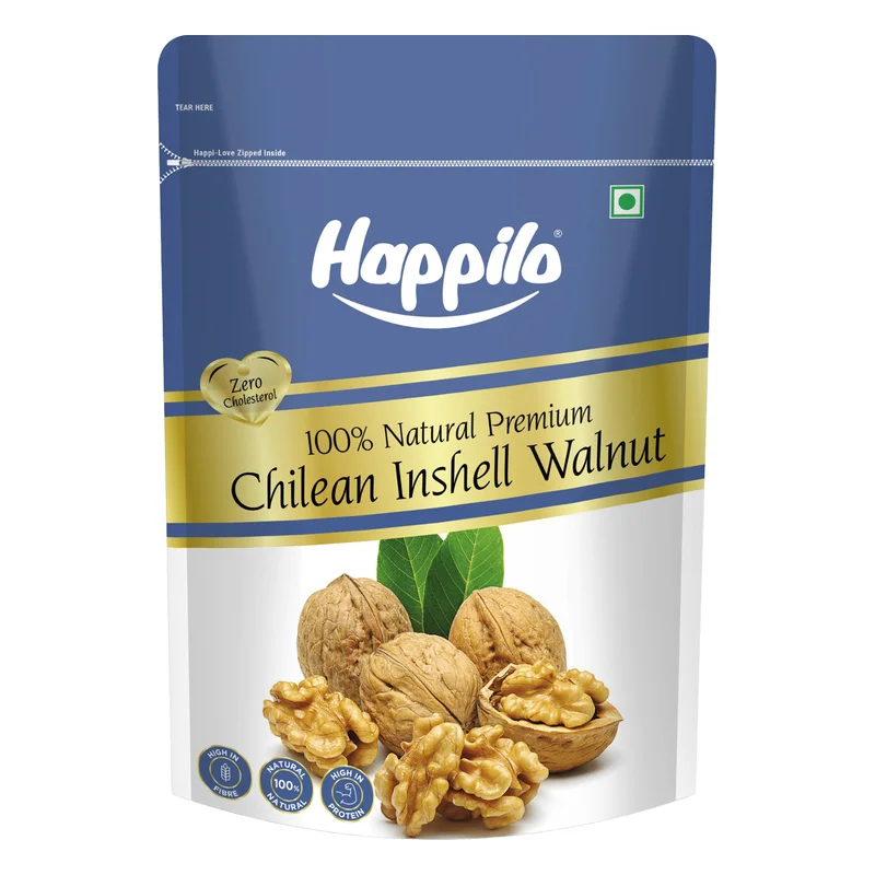 Happilo Premium Natural Chilean Inshell Walnuts