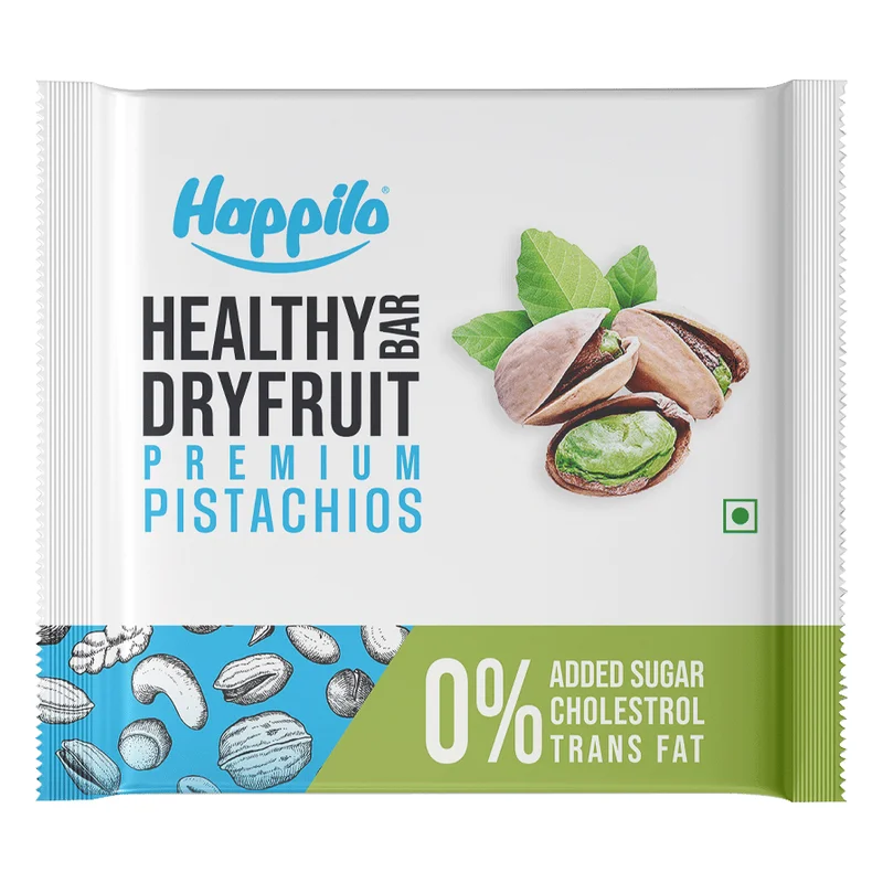Happilo Premium Pistachio Healthy Dry Fruit Bar