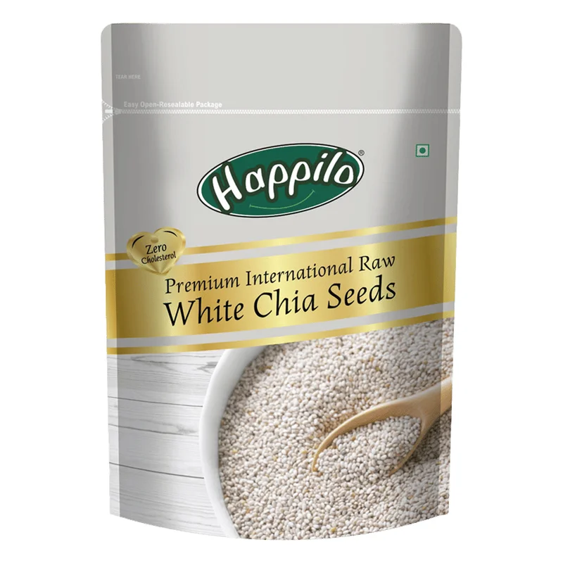 Happilo Premium Raw Authentic White Chia Seeds