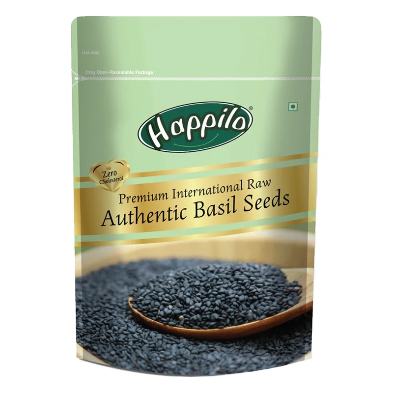 Happilo Premium Raw Holy Basil Sabja Seeds