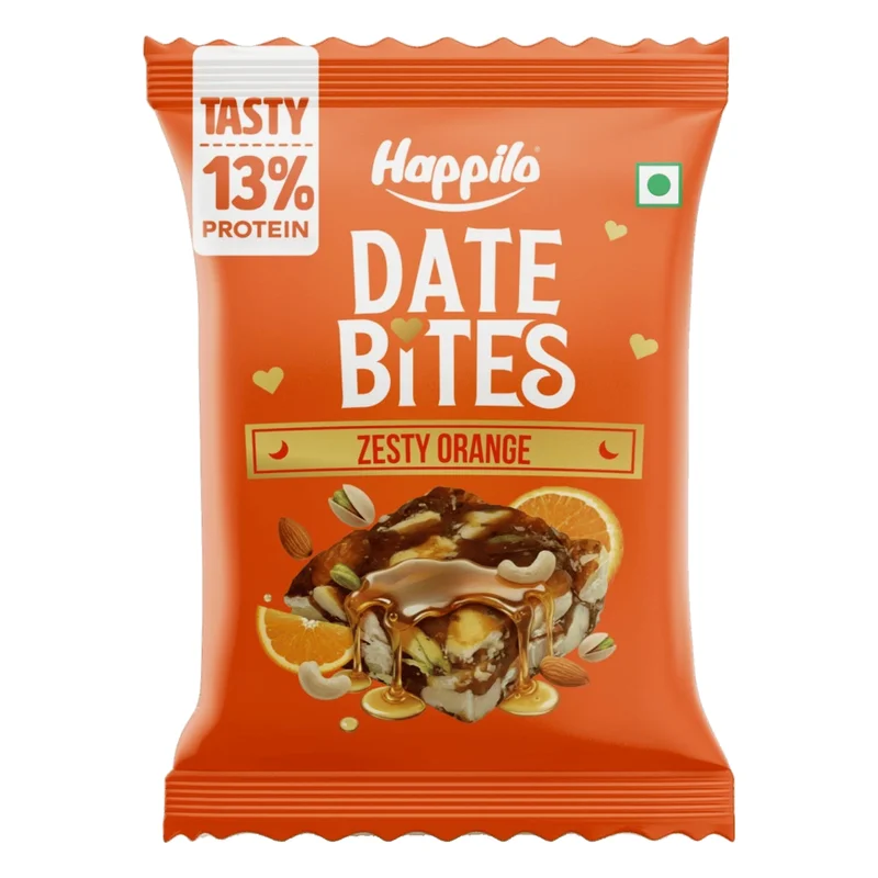 Happilo Zesty Orange Date Bites