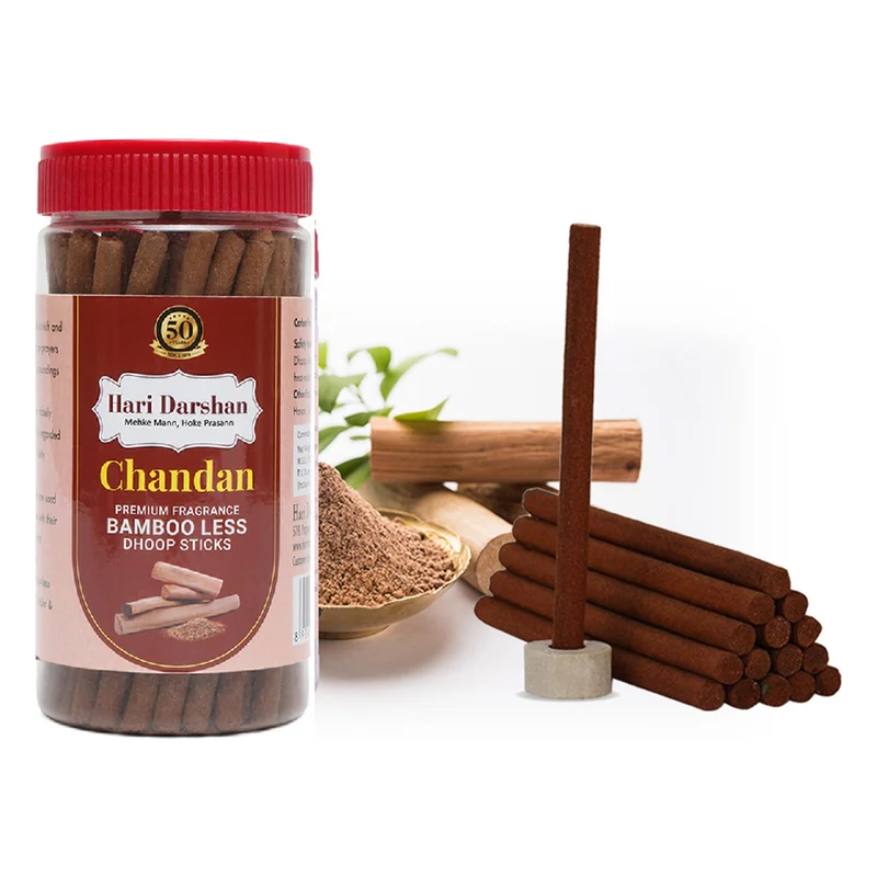 Hari Darshan Chandan Bamboo Less Dhoop Sticks