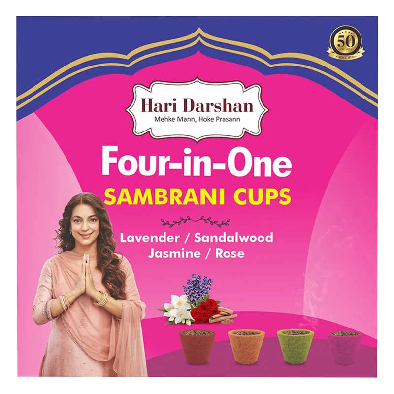 Hari Darshan Four-In-One Sambrani Cups