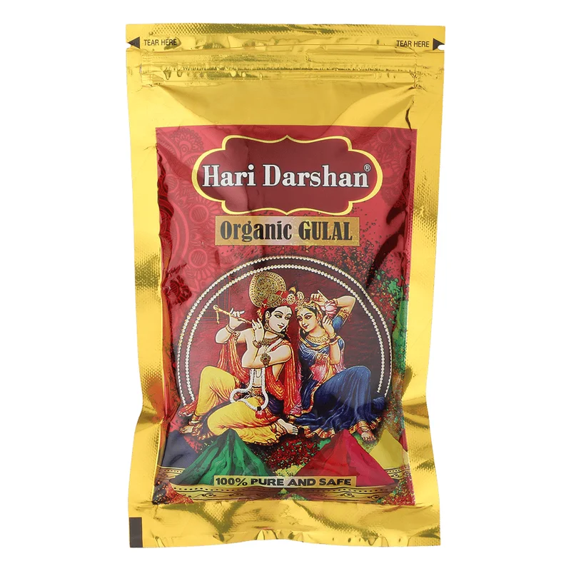 Hari Darshan Organic Gulal - Red