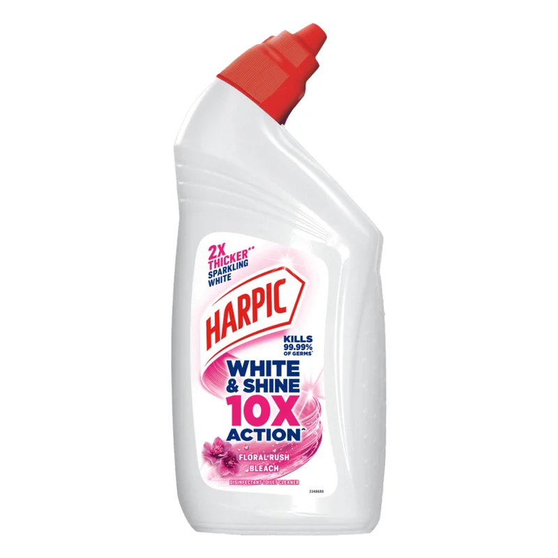 Harpic White & Shine Bleach Toilet Cleaner - Floral Rush