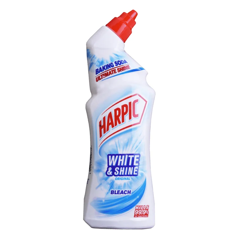 Harpic White & Shine Bleach Toilet Cleaner - Original Baking Soda