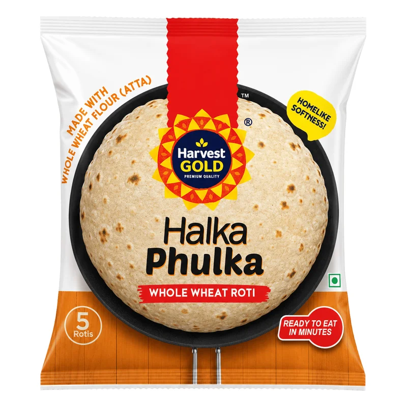 Harvest Gold Halka Phulka Whole Wheat Roti