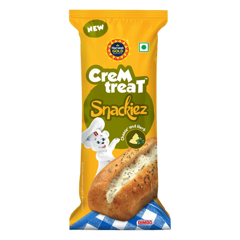 Harvest Gold Snackiez Cheese & Herb Crem Treat