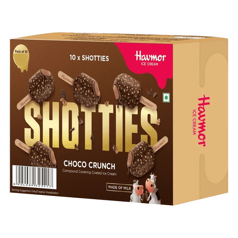 Havmor Shotties Choco Crunch Ice Cream (10 pcs)