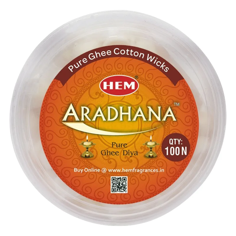 HEM Aradhana Pure Ghee Cotton Wicks