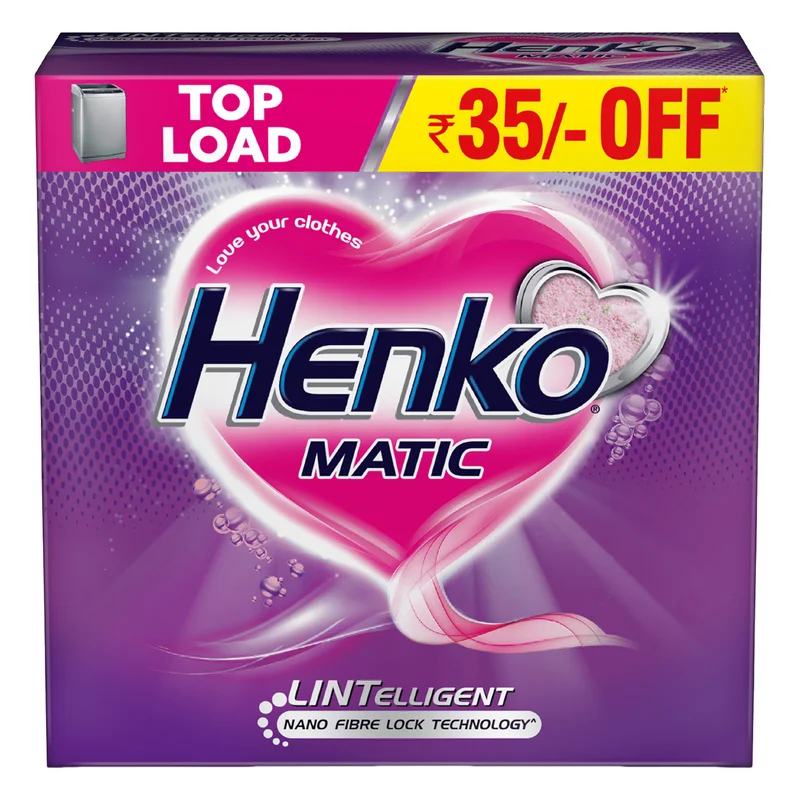 Henko Matic Lintelligent Top Load Detergent Powder