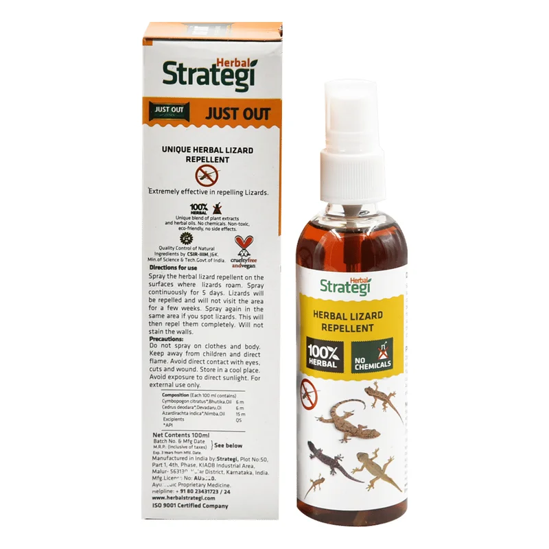 Herbal Strategi Lizard Repellent