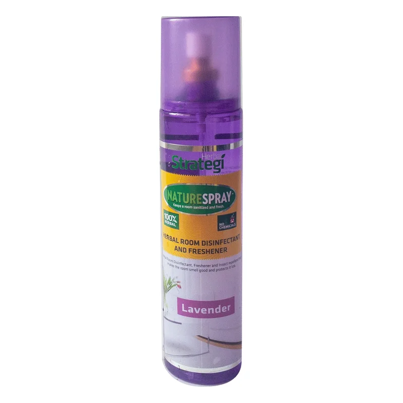 Herbal Strategi Nature Spray Room Disinfectant & Freshener - Lavender
