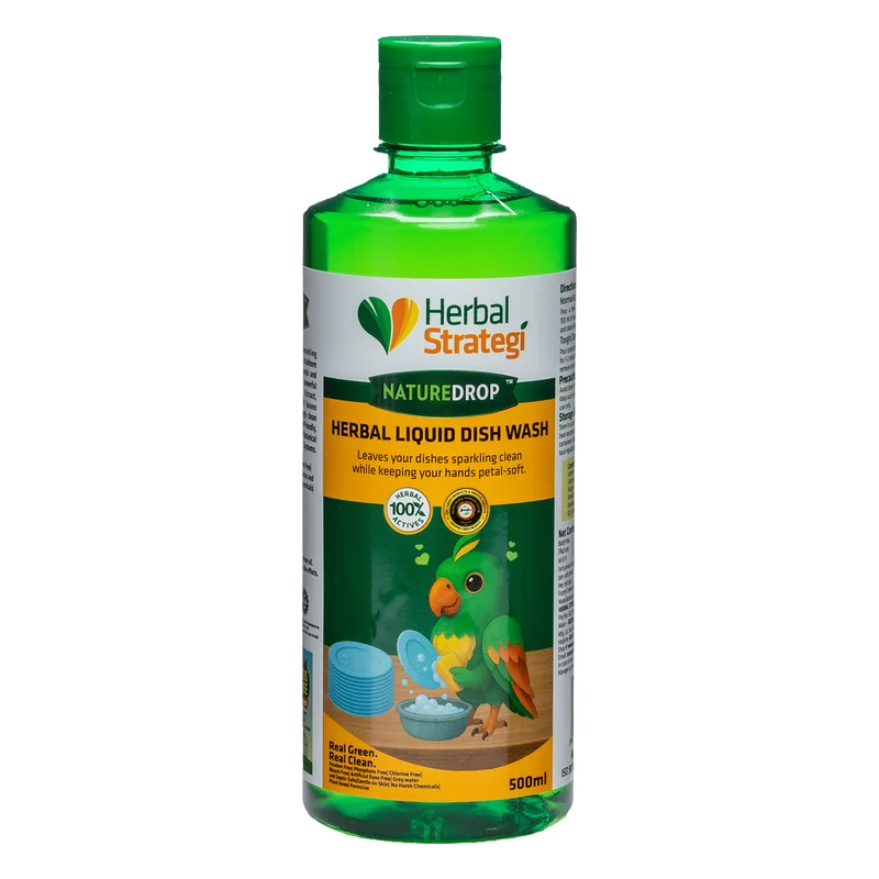 Herbal Strategi Naturedrop Herbal Liquid Dish Wash