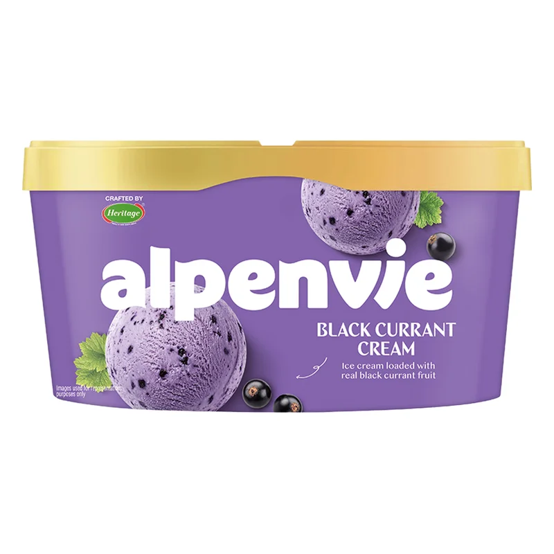 Heritage Alpenvie Black Currant Ice Cream