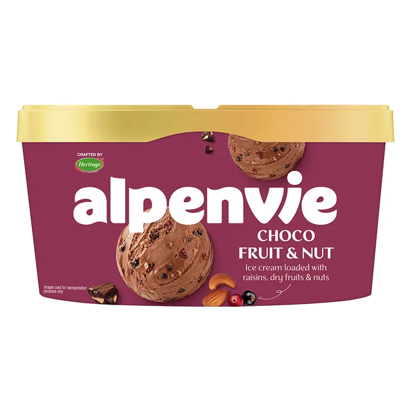 Heritage Alpenvie Choco Fruit & Nut Ice Cream