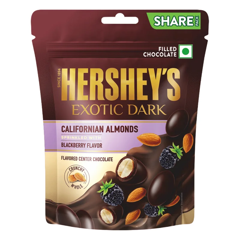 Hershey's Exotic Dark Californian Almonds Blackberry