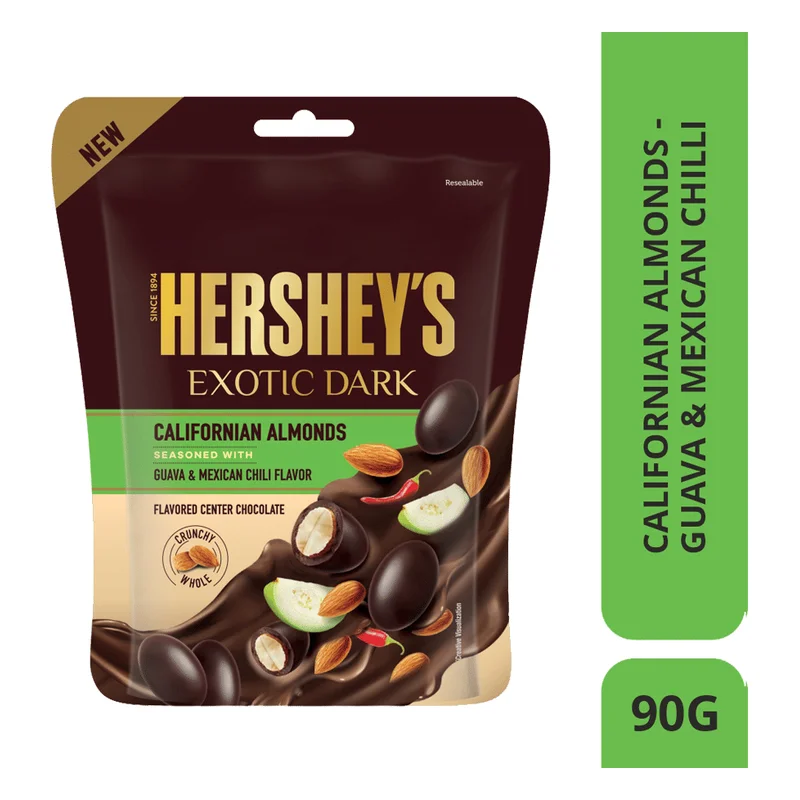 Hershey's Exotic Dark Californian Almonds Guava & Mexican Chilli