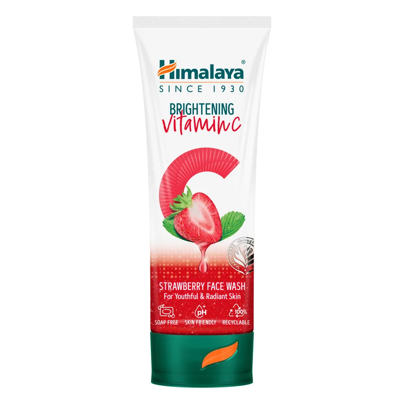 Himalaya Brightening Vitamin C Strawberry Face Wash