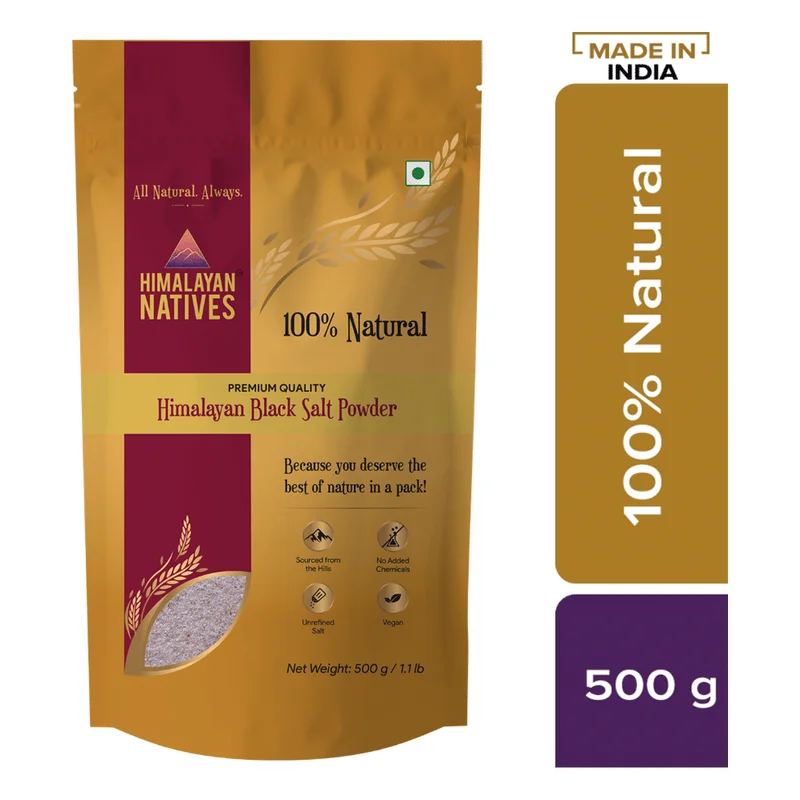 Himalayan Natives Black Salt Powder