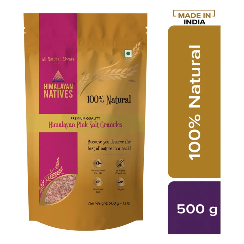 Himalayan Natives Pink Salt Granules