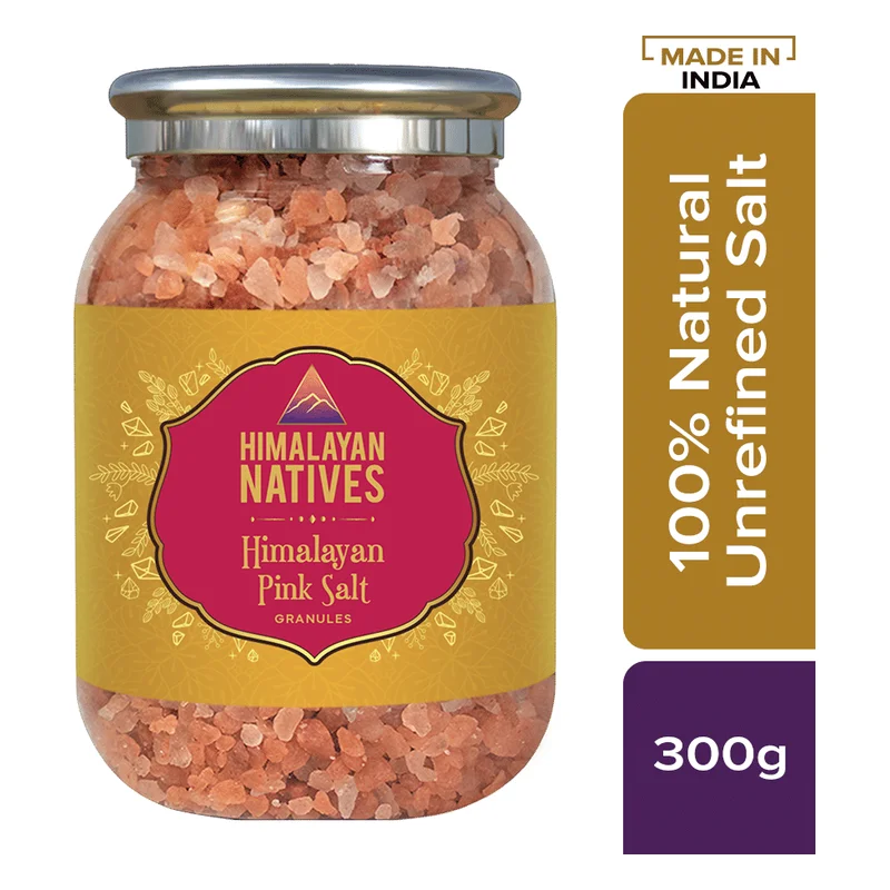 Himalayan Natives Pink Salt Granules - Jar
