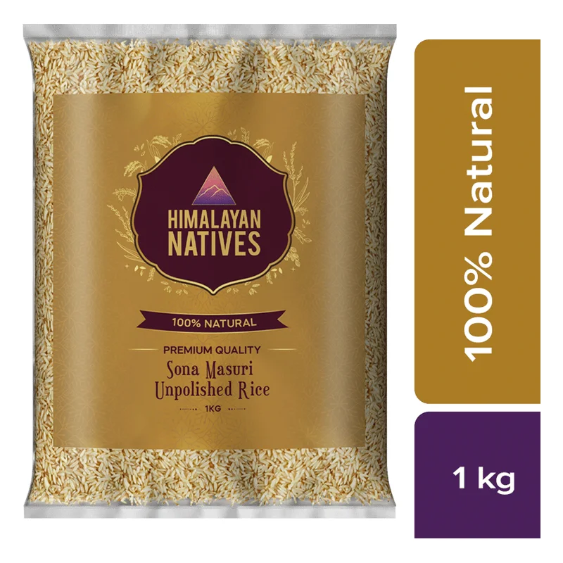 Himalayan Natives Sona Masuri Unpolished Rice