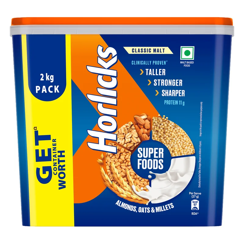 Horlicks Superfoods Classic Malt Container