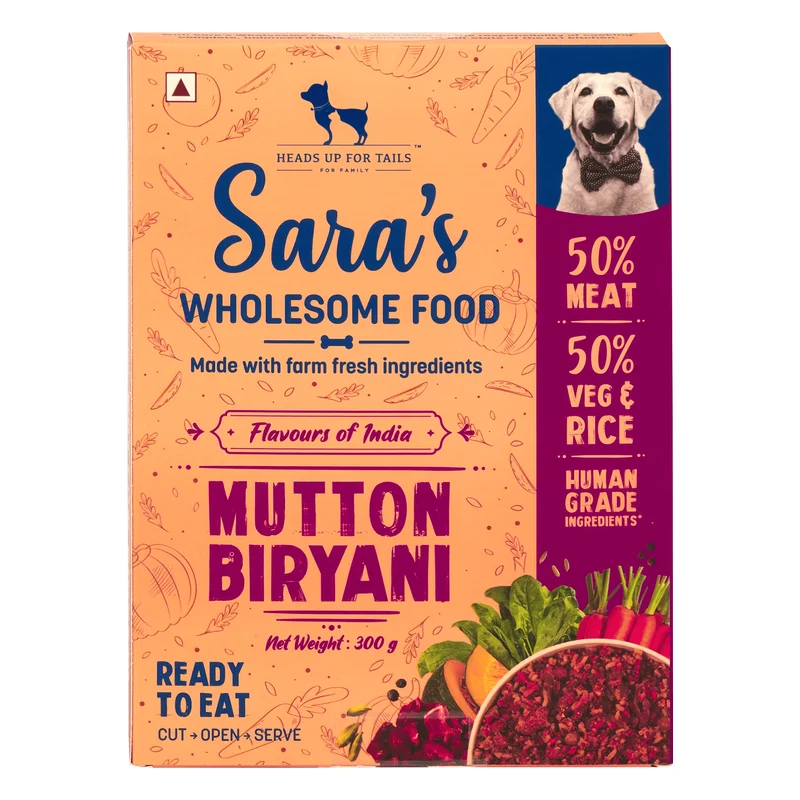 HUFT Sara's Wholesome Mutton Biryani Dog Food
